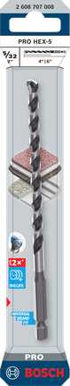 Broca Bosch PRO HEX-5 de 5/32″.