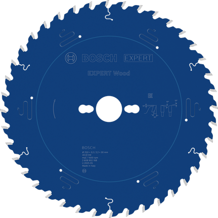 Hoja de sierra circular Bosch EXPERT Wood 250mm T40.