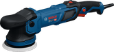 Pulidora Bosch GPX9-125S con mango ergonómico.