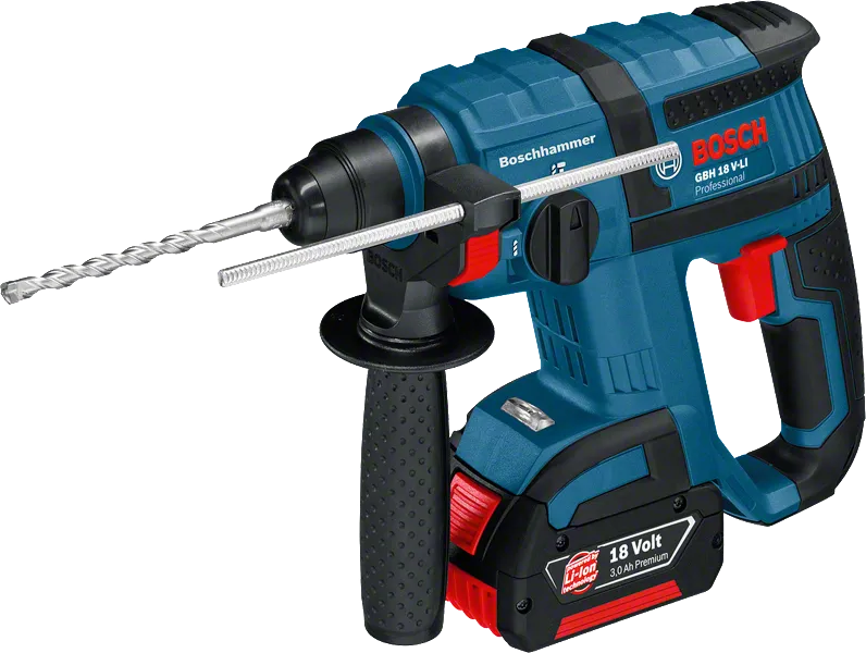 Martillo perforador a batería Bosch GBH 18 V-LI SDS plus.