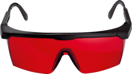 Gafas para visión láser (rojas)