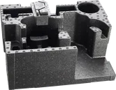 Schaumstoffeinlage für Bosch Werkzeugkoffer zur übersichtlichen Aufbewahrung.