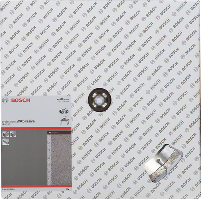 Bosch Standard für abrasive Diamanttrennscheiben.
