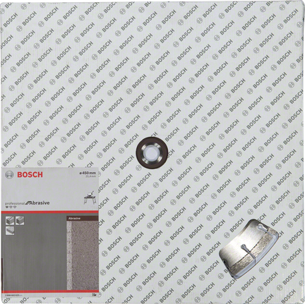 Verpackung der Bosch Abrasiv-Diamant-Trennscheibe.