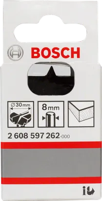 Bosch Fräser für freitragende Scharniere, 30 mm, 8 mm.