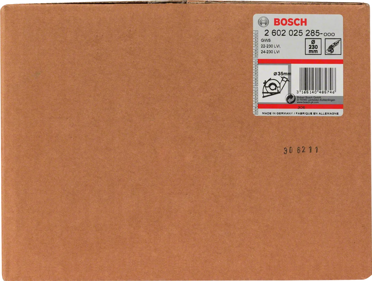 Bosch -Schneidführung mit Staubabsaugung.
