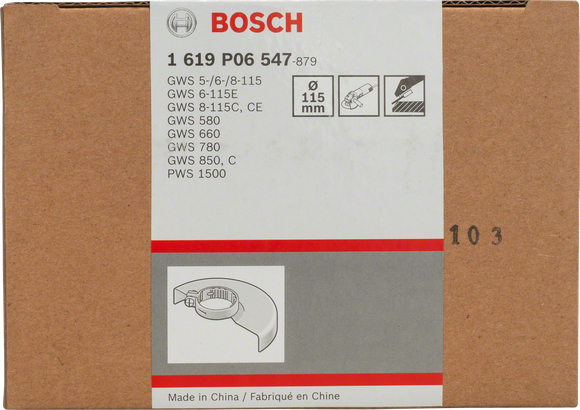 Bosch 115mm Schutzhaube Schleifen.