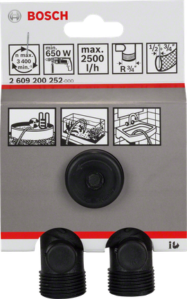 Bosch Wasserpumpen-Adapterset.