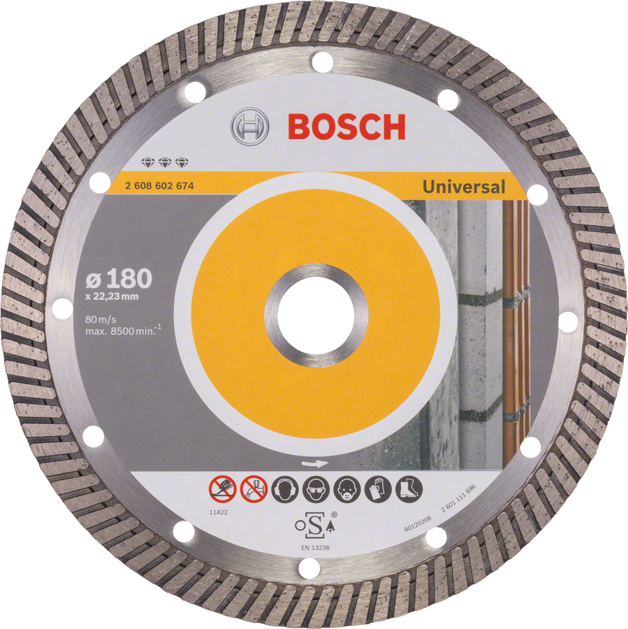 Bosch Diamanttrennscheibe Best for Universal Turbo 180mm.