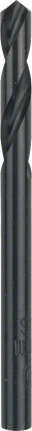 Bosch Kurzbohrer HSS-R DIN 1897 zum Bohren von Metall.