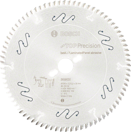 Bosch Top Precision Kreissägeblatt für laminierte Platten.