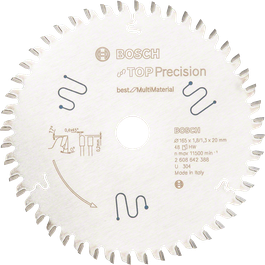 Bosch Top Precision Multi Material Kreissägeblatt 165 mm.