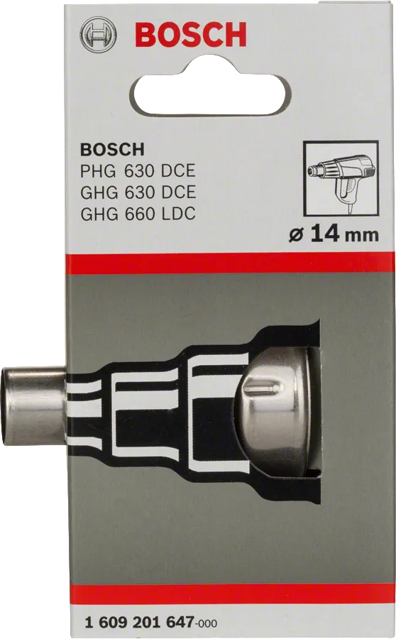 Bosch Reduzierdüse 14 mm für Heißluftpistolen.