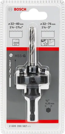 Bosch Innensechskant-Adapter für 1¼–3″ Lochsägen.