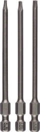 Bosch 3-teiliges extrahartes Schraubendreherbit-Set T8 T10 T15.