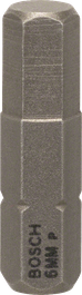 Bosch Schraubendreherbit Extra Hard HEX6 25mm.
