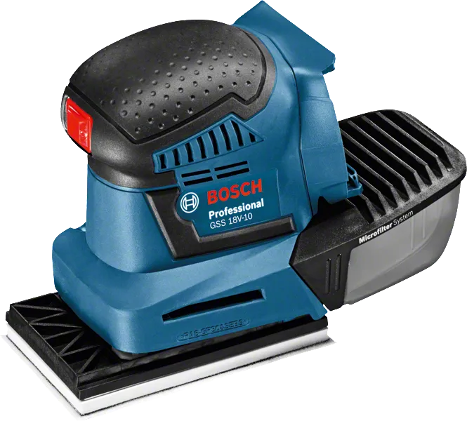 Bosch GSS 18V-10 Akku-Exzenterschleifer.