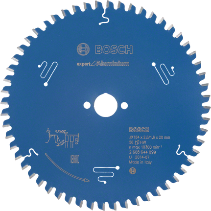 Bosch Expert für Aluminium Kreissägeblatt 184 mm.