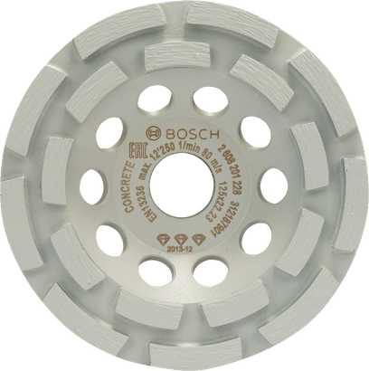 Diamantschleifkopf von Bosch , am besten für Beton.