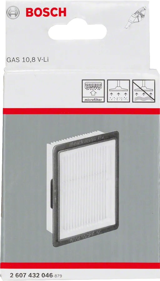 Bosch Zellulosebalgfilter für GAS 10,8 V-Li Vakuum.