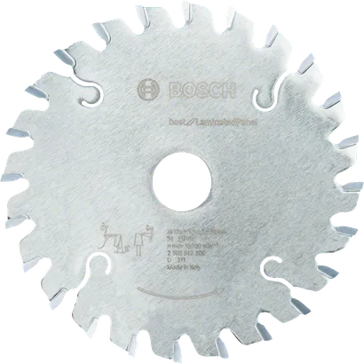 Konisches Vorritzblatt „Best for Laminated Panel “ von Bosch .