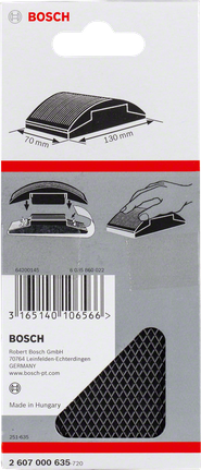Bosch Handschleifklotz 130×70 mm.