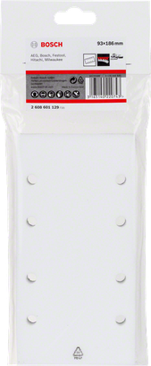Bosch Rechteck-Schleifblatt 93×186 mm.
