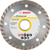 Bosch Universal-Diamant-Trennscheibe 115 mm für verschiedene Materialien.