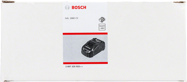 Bosch GAL 1880 CV Ladegerät Verpackung.