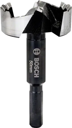 Bosch Forstnerbohrer 50mm für präzises Bohren in Holz.