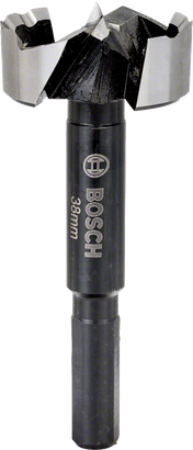 Bosch Forstnerbohrer 38 mm für präzise Flachbodenlöcher.