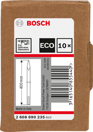 Bosch SDS-max ECO Meißel 400mm Packung.