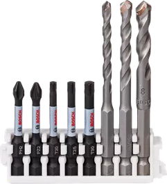 Bosch Hex-9 Keramik-Bohrer- und Schlagbit-Set.