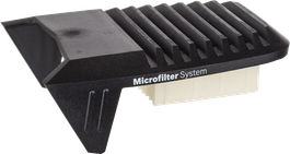 Bosch Staubboxfilter mit Mikrofiltersystem.