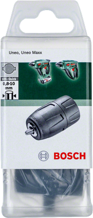 Bosch Uneo Schnellspannfutter 0,8–10 mm.