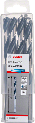 Bosch HSS PointTeQ 10,9 mm Bohrer-Set.