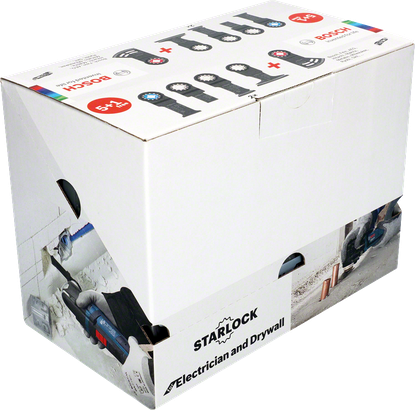 Bosch Starlock-Set für Elektriker- und Trockenbauklingen.