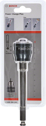 Bosch Power Change Plus Verlängerungsstange 150 mm 6″ Dorn 7/16″.