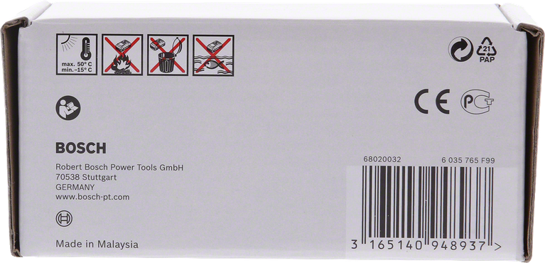 Bosch GBA 3,6V 2,0Ah Akkuverpackung.