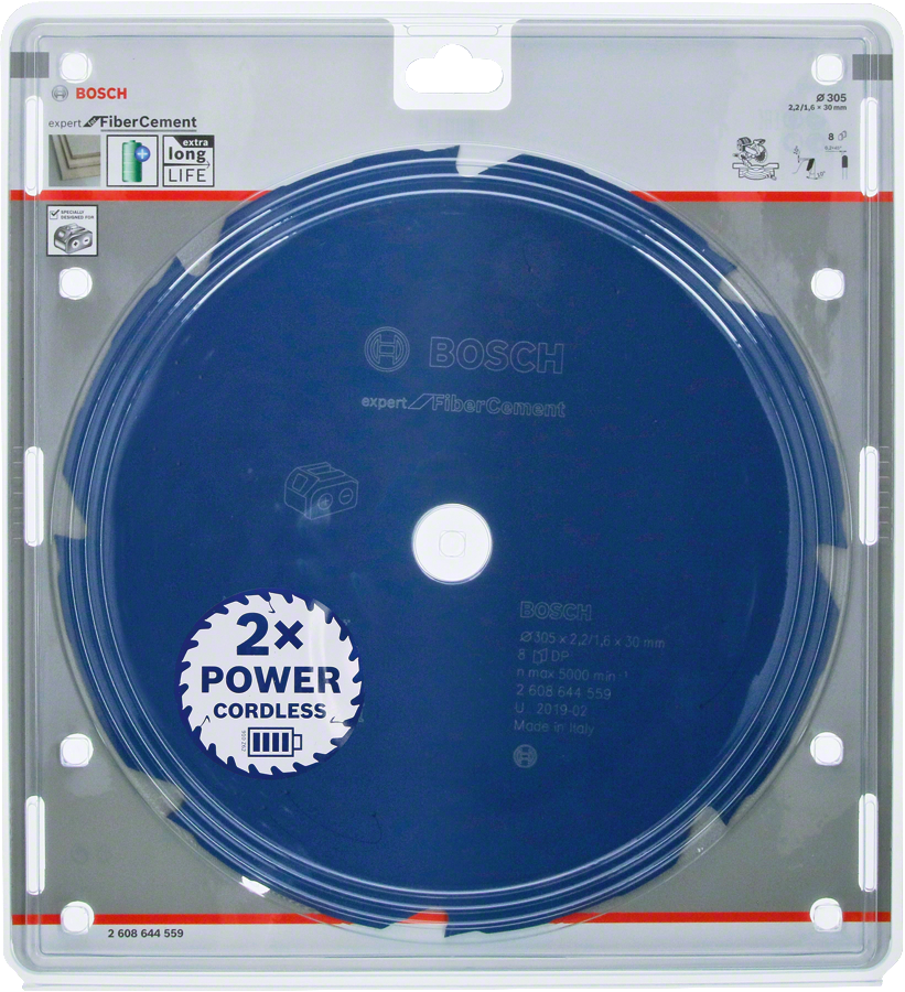 Bosch Expert Kreissägeblatt für Faserzement für Akku-Sägen.