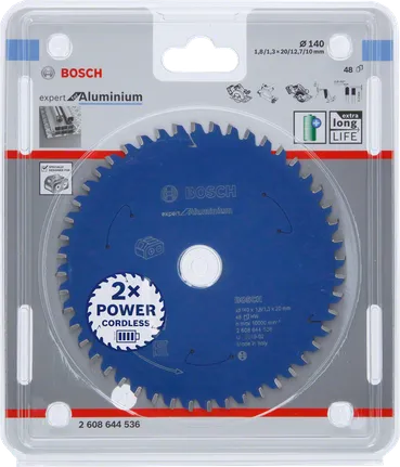Bosch Expert for Aluminium Kreissägeblatt 140×1,8/1,3×20 T48.