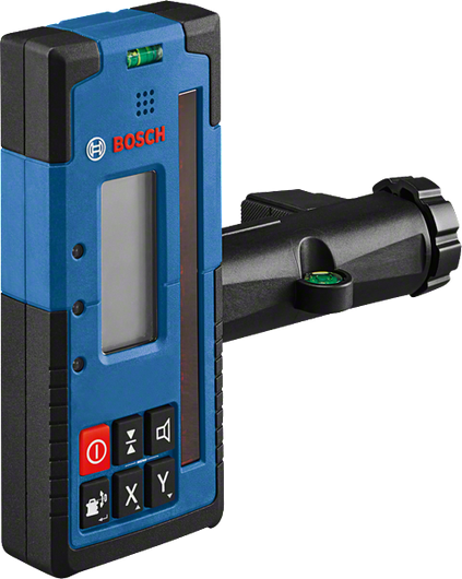 Bosch LR 60 Laserempfänger mit Montageklemme.