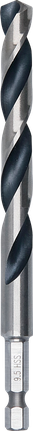 Bosch HSS PointTeQ Sechskantbohrer 9,5 mm für präzises Bohren in Metall.