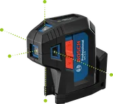 Bosch GPL 5 G Punktlaser mit Selbstnivellierung.