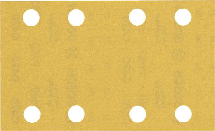 Bosch EXPERT C470 Schleifpapier 8 Löcher 400er Körnung.