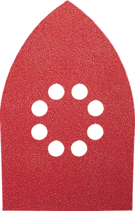 Bosch Delta-Schleifblatt mit 8-Loch-Design.