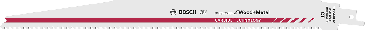 Bosch Säbelsägeblatt für Holz und Metall, Hartmetall-Technologie.