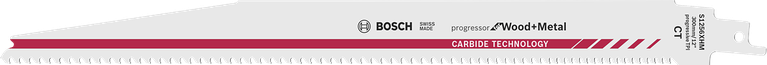 Bosch Säbelsägeblatt für Holz und Metall, Hartmetall-Technologie.