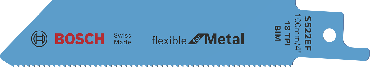 Flexibles Metallsägeblatt S522EF von Bosch .