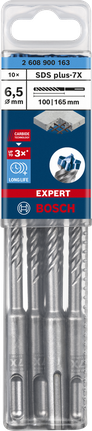 Bosch SDS plus-7X 6,5×100×165 mm Bohrerpaket.